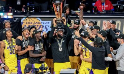 Los Angeles Lakers juhli NBA Cupin mestaruutta