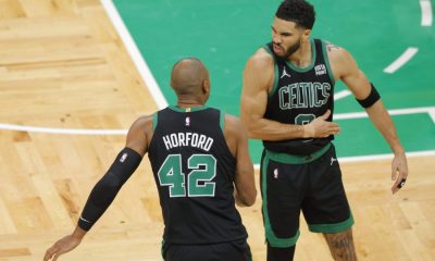 Boston Celticsin Jayson Tatum ja Al Horford