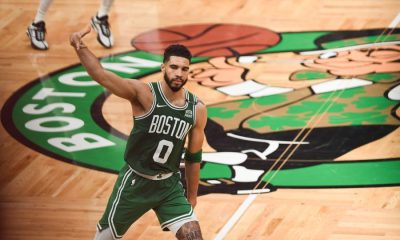 Boston Celticsin supertähti Jason Tatum.